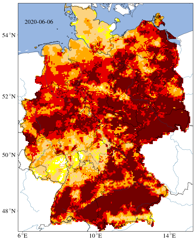 UFZ-Dürremonitor/ Helmholtz-Zentrum für Umweltforschung